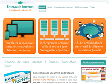 Tablet Screenshot of emeraude-internet.com